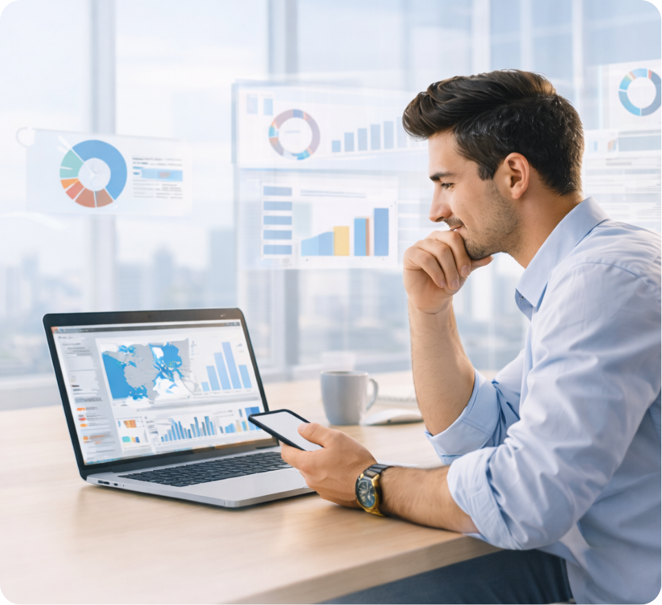 Analítica de datos y dashboards empresariales